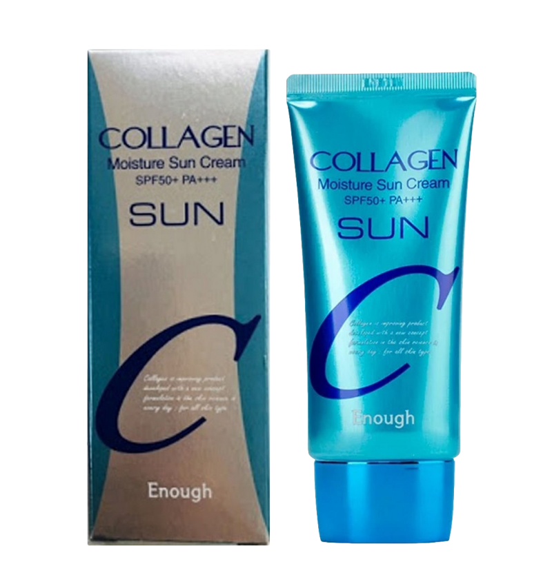 Enough Увлажняющий солнцезащитный крем с коллагеном / Collagen Moisture Sun Cream SPF50+ PA+++, 50 мл.