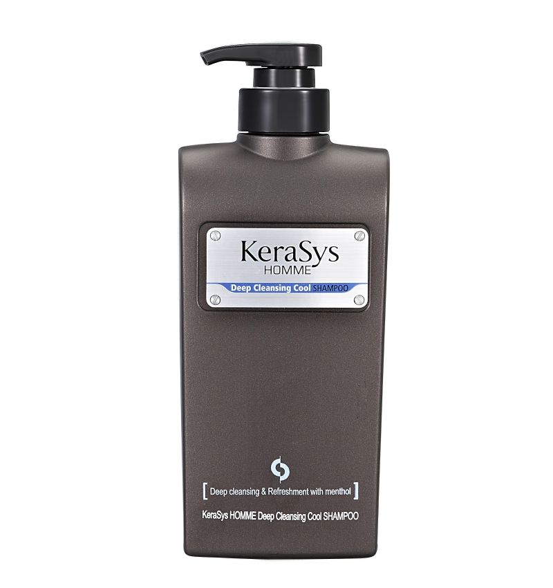 Kerasys Мужской шампунь для лечения кожи головы "Освежающий" / Homme Deep Cleansing Cool Shampoo, 550 мл.