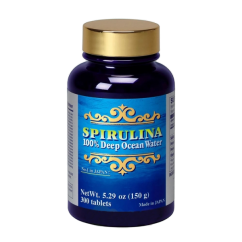 Спирулина 100%, глубоководная морская премиум-класса, 300х500 мг / Spirulina