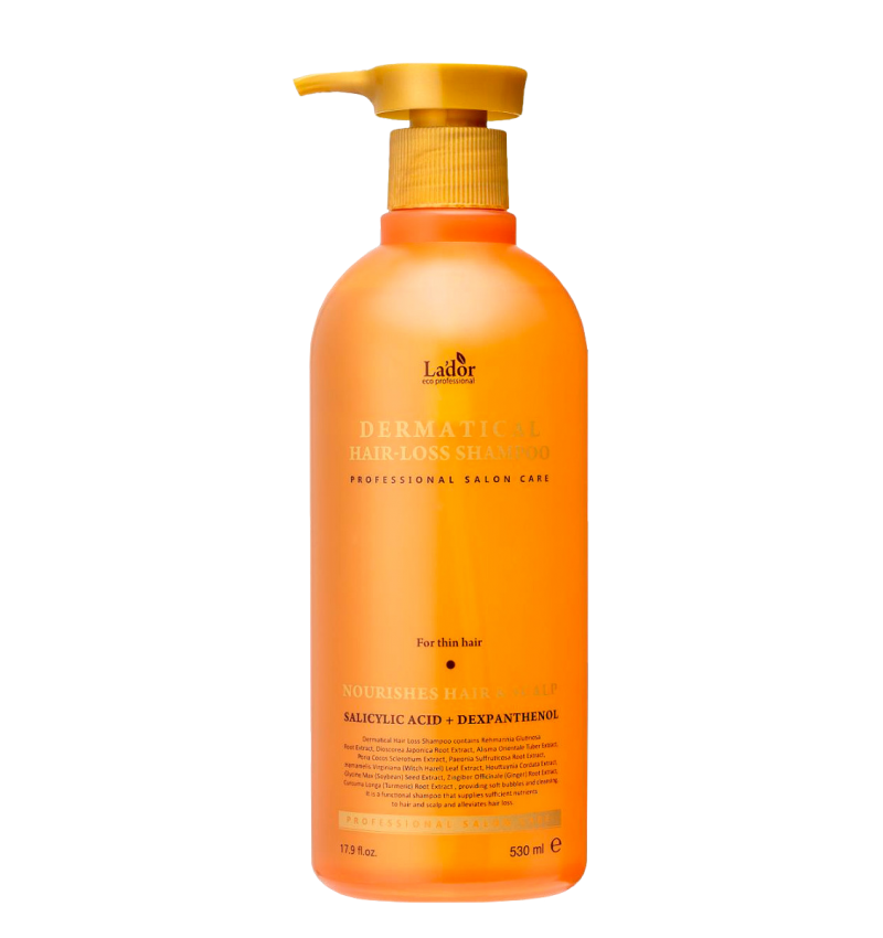 Lador Укрепляющий шампунь для тонких волос / Dermatical Hair-Loss Shampoo For Thin Hair, 530 мл.