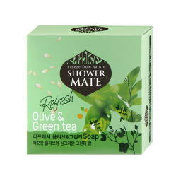 Мыло косметическое "Олива и зелёный чай" / Shower Mate Fresh Olive & Green Tea