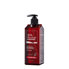 Milk Baobab Бессульфатный и бессиликоновый шампунь с ароматом дамасской розы, Sensitive Shampoo Damask Rose 500 мл