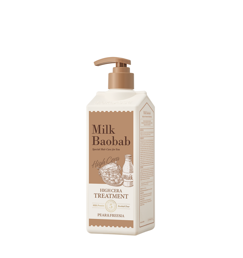 Milk Baobab Бальзам для волос с ароматом груши и фрезии, High Cera Treatment Pea r& Freesia 500 мл.
