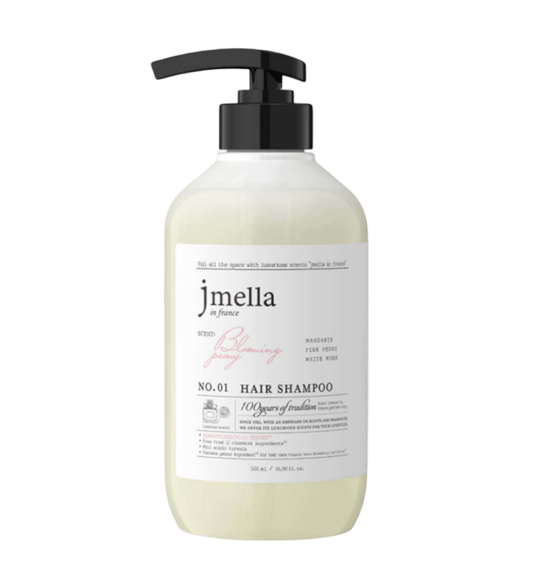 Jmella Парфюмированный шампунь для волос In France Hair Shampoo 01 Blooming Peony 500 мл