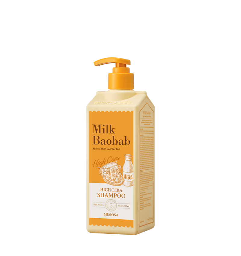 Milk Baobab Шампунь для волос с ароматом мимозы, High Cera Shampoo Mimosa 500 мл.