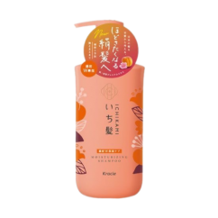 KRACIE Ichikami Double Moisturizing Care Shampoo Шампунь для увлажнения поврежденных волос 480гр.