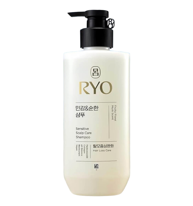 RYO Мягкий шампунь для чувствительной и сухой кожи головы Sensitive Scalp Care Shampoo 480мл