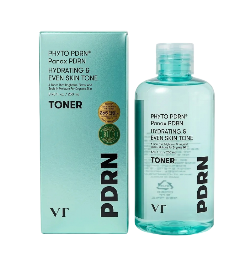 VT Cosmetics Увлажняющий тонер для лица с ПДРН для упругости и сияния кожи PDRN Toner 250 мл