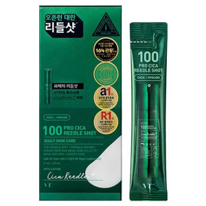 VT Cosmetics Мягкая бустер-сыворотка с микроиглами для чувствительной кожи Pro Cica Reedle Shot 100, 2 мл 