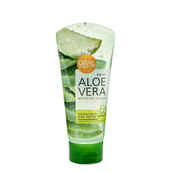 Welcos  Успокаивающий гель для тела с алоэ Aloe Vera Moisture Real Soothing Gel 150гр.